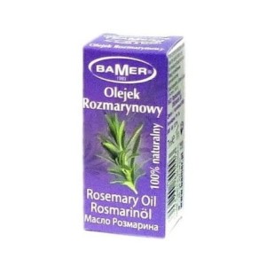 ROZMARYNOWY 100% NATURALNY OLEJEK ETERYCZNY BAMER 7 ML 
