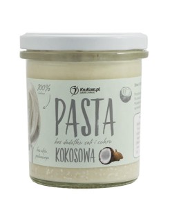 PASTA KOKOSOWA 100% BEZ SOLI I CUKRU 300G KRUKAM