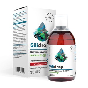 SILIDROP+ KRZEM ORGANICZNY BOR 500 ML AURA HERBALS