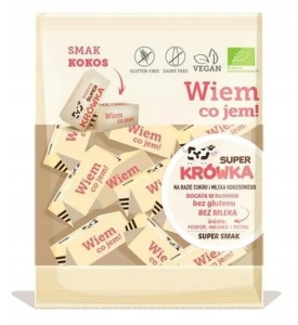 KRÓWKI KOKOSOWE BEZMLECZNE BEZGLUTENOWE EKO 150 G