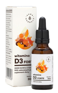 WITAMINA D3 FORTE SŁOŃCA AURA HERBALS krople 30ml