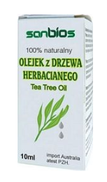 SANBIOS OLEJEK Z DRZEWA HERBACIANEGO 100% 10 ML