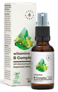 WITAMINA B COMPLEX - SUPLEMENT DIETY W AEROZOLU (30ML) AURA