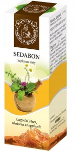 BONIMED SEDABON ŁAGODZI STRES UŁATWIA ZASYPIANIE