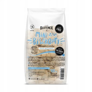 Glutenex mini biszkopty bez dodatku cukru 100g