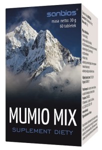 SANBIOS Mumio mix pokrzywa kurkuma cynk 60t
