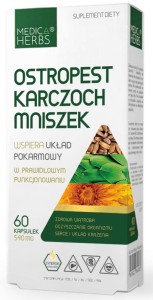 Medica Herbs ostropest karczoch mniszek wątroba 60k 