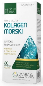 Medica Herbs kolagen morski 450mg  60 kaps