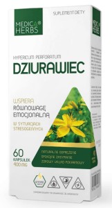 Medica Herbs dziurawiec 400 mg 60k  stres 