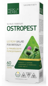 Medica Herbs ostropest wątroba 312 mg 60 k