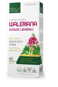 Medica Herbs waleriana kozłek lekarski 300 mg 60 k