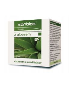 SANBIOS KREM Z ALOESEM NAWILŻAJĄCY 50 ML