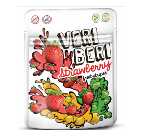 Veri beri wegańskie żelki pektynowe truskawkowe 50 g