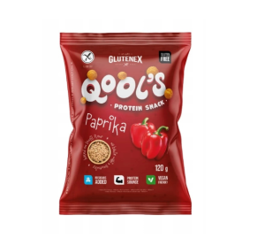 Glutenex Qools kulki snacki proteinowe papryka z soczewicy