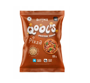 Glutenex Qools kulki snacki proteinowe pizza z soczewicy