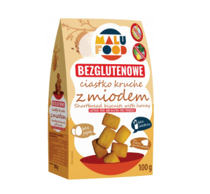 MALU CIASTKA KRUCHE Z MIODEM BEZ GLUTENU LAKTOZY