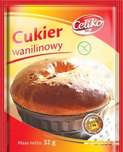 CUKIER WANILINOWY BEZGLUTENOWY 32g CELIKO
