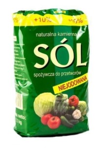 SÓL KŁODAWSKA KAMIENNA NIEJODOWANA KŁODAWSKA SPOŻYWCZA 1,1 KG 
