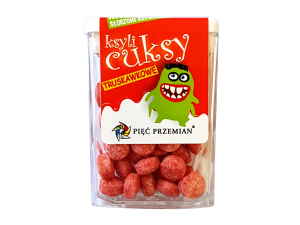 CUKSY TRUSKAWKOWE - CUKIERKI BEZCUKROWE Z KSYLITOLEM 13 g