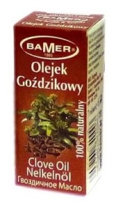 GOŹDZIKOWY 100% NATURALNY OLEJEK ETERYCZNY BAMER 7 ML 