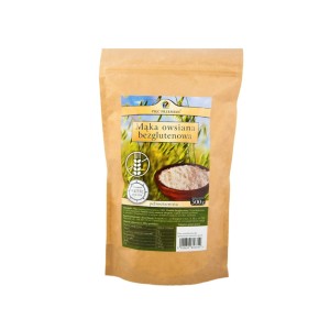 MĄKA OWSIANA BEZGLUTENOWA 500 G PIĘĆ PRZEMIAN