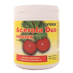 SANBIOS ACEROLA DUO PROSZEK 200G WITAMINA C