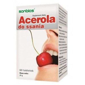 SANBIOS ACEROLA WITAMINA C DO SSANIA 60 TABL