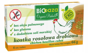 BULION Z KURY KOSTKA ROSOŁOWA DROBIOWA BIO 66 G