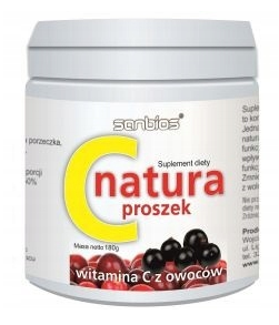 SANBIOS C NATURA PROSZEK WITAMINA Z OWOCÓW 180G