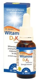 Dr.Jacobs witamina D3+K2 MK7 KOŚCI ZĘBY 20ml
