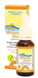 Dr.Jacobs witamina słońca D3 20 ml naturalna KOŚCI