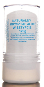 AŁUN KRYSZTAŁ - NATURALNY ANTYPERSPIRANT 120g