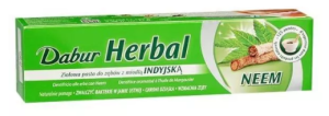 DABUR PASTA PASTA DO ZĘBÓW NEEM BEZ FLUORU 100 ml
