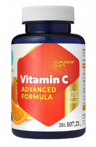 WITAMINA C ADVANCED ALA RUTYNA OPC HEPATICA 120 KAPS
