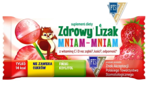 ZDROWY LIZAK MNIAM Z KSYLITOLEM I STEWIĄ TRUSKAWKA