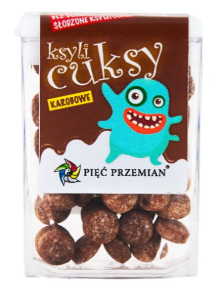 CUKSY KAROBOWE - CUKIERKI BEZCUKROWE Z KSYLITOLEM 13 g