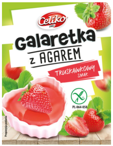 GALARETKA Z AGAREM TRUSKAWKOWYM CELIKO 45g 