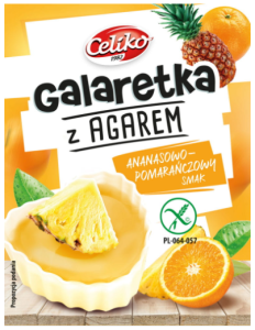 GALARETKA Z AGAREM ANANASOWO-POMARAŃCZOWA CELIKO 45g