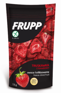 FRUPP OWOCE LIOFILIZOWANE - TRUSKAWKA W PLASTRACH 13 G CELIKO