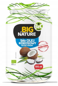 OLEJ KOKOSOWY BIG NATURE BIO EXTRA VIRGIN 900 ML