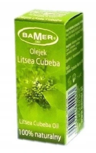 NATURALNY OLEJEK ETERYCZNY LITSEA CUBEBA BAMER 7ML