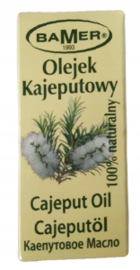 NATURALNY OLEJEK ETERYCZNY KAJEPUTOWY BAMER 7ML