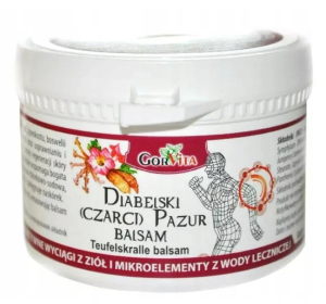 GORVITA BALSAM DIABELSKI CZARCI PAZUR ŻYWOKOST 200 ml