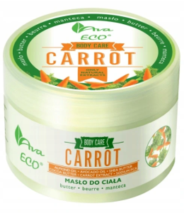 AVA ECO CARROT MASŁO KAROTENOWE SHEA AVOKADO 250 G