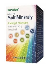 SANBIOS MULTIMINERAŁY 60 TABL MINERAŁY