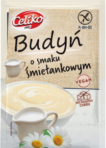 BUDYŃ ŚMIETANKOWY CELIKO BEZGLUTENOWY BEZ CUKRU