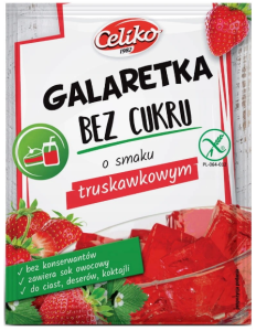 GALARETKA BEZ CUKRU BEZGLUTENOWA TRUSKAWKOWA CELIKO 14 g