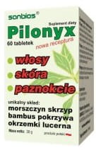SANBIOS PILONYX WŁOSY SKÓRA PAZNOKCIE KRZEM 60 TAB
