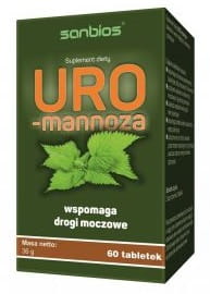 SANBIOS URO MANNOZA POKRZYWA DROGI MOCZOWE 60 TAB