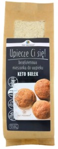 MIESZANKA BEZGLUTENOWA DO WYPIEKU KETO BUŁEK PIĘĆ PRZMIAN